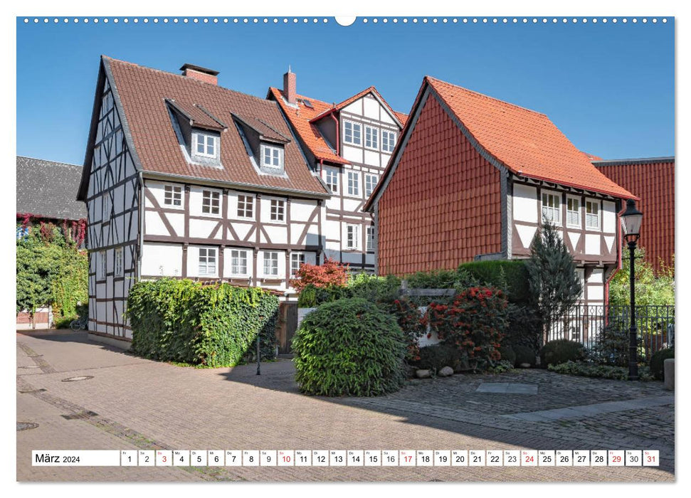 Wolfenbüttel - Historisches Fachwerk (CALVENDO Wandkalender 2024)