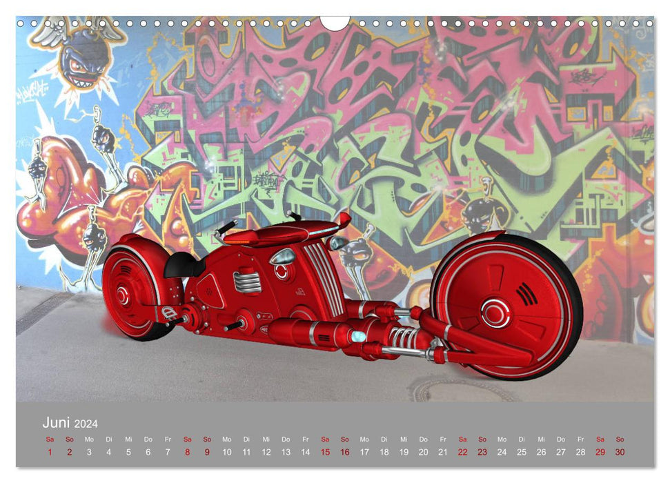 Fantasy Bikes (CALVENDO Wandkalender 2024)