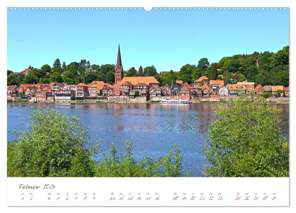 Die Elbe Impressionen (CALVENDO Premium Wandkalender 2024)