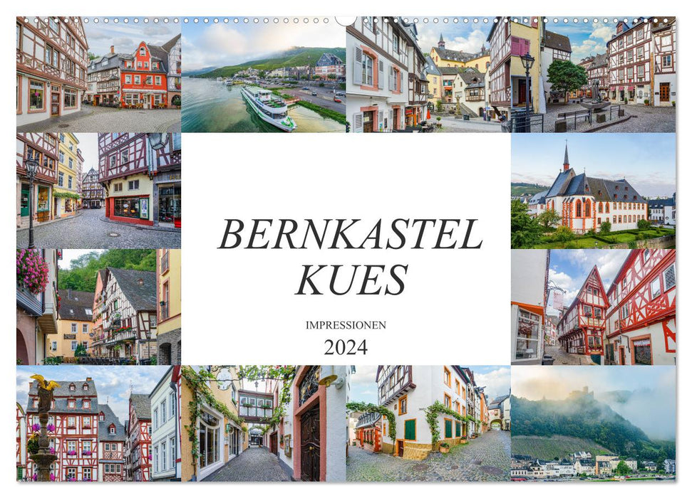 Impressions Bernkastel Kues (calendrier mural CALVENDO 2024) 