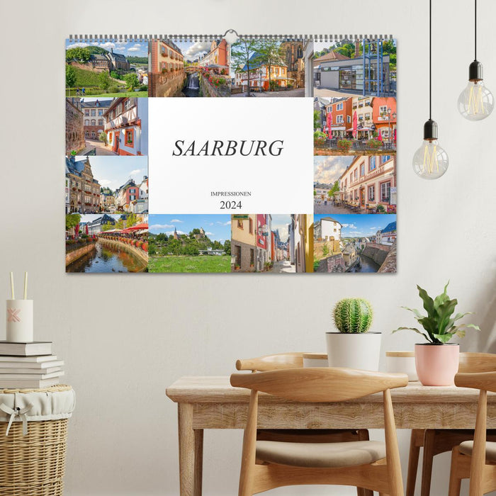 Saarburg Impressionen (CALVENDO Wandkalender 2024)