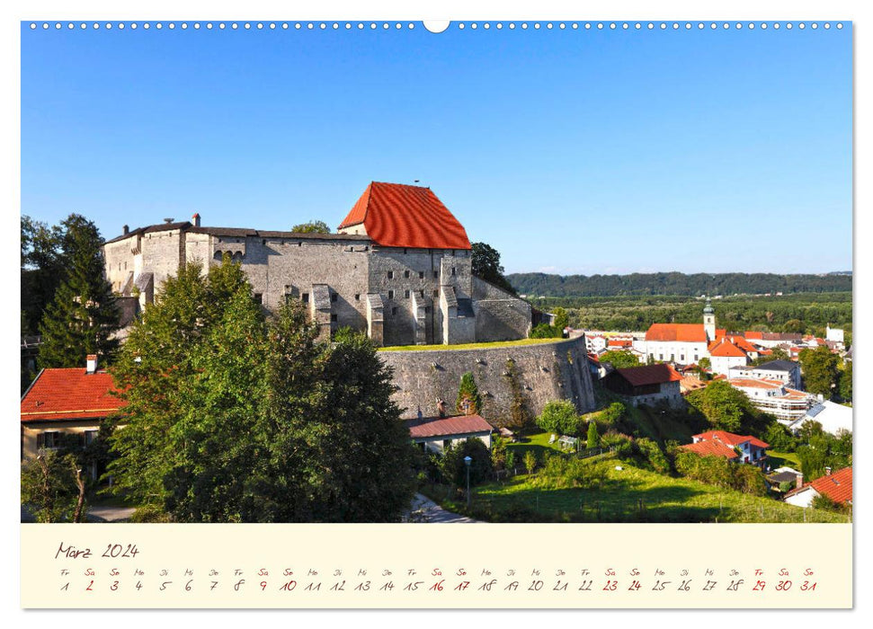 Burgen in Bayern Bayerns trutzige Vergangenheit (CALVENDO Premium Wandkalender 2024)