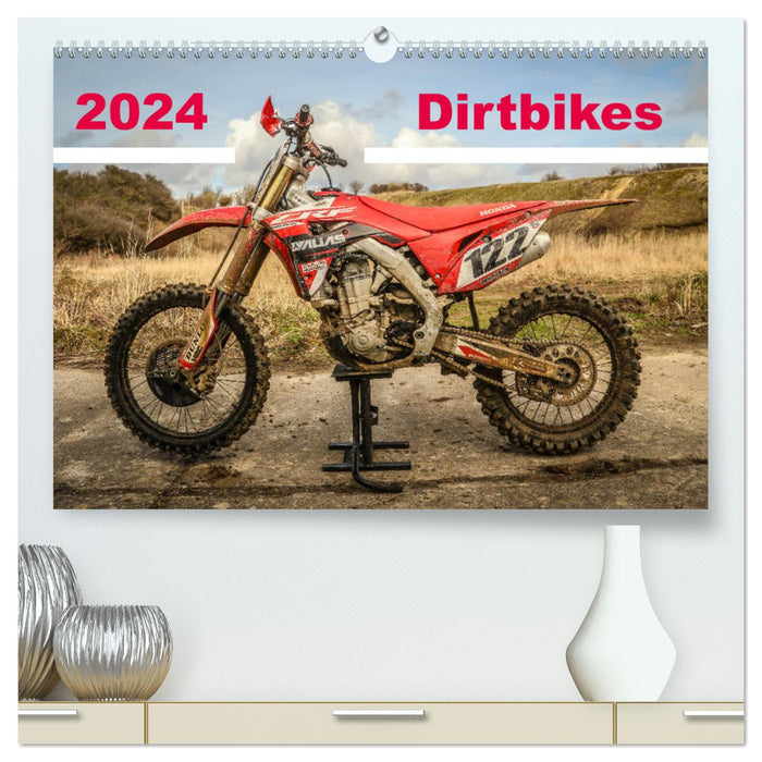 Dirtbikes 2024 (CALVENDO Premium Wandkalender 2024)