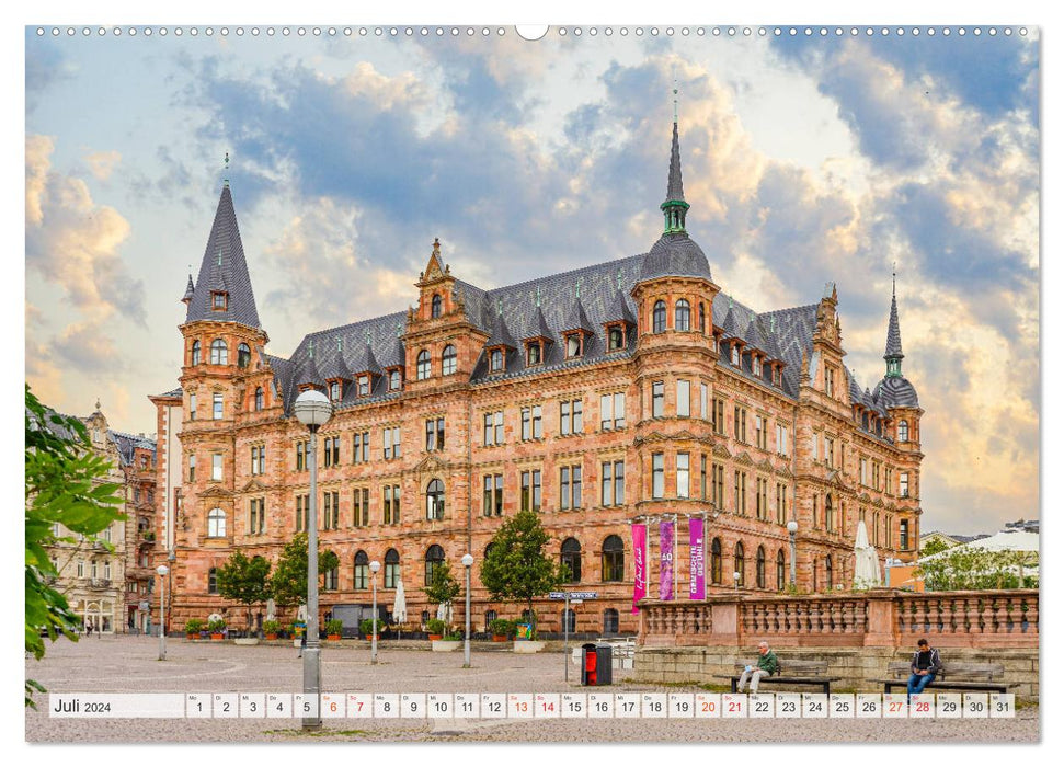 Wiesbaden Impressionen (CALVENDO Premium Wandkalender 2024)