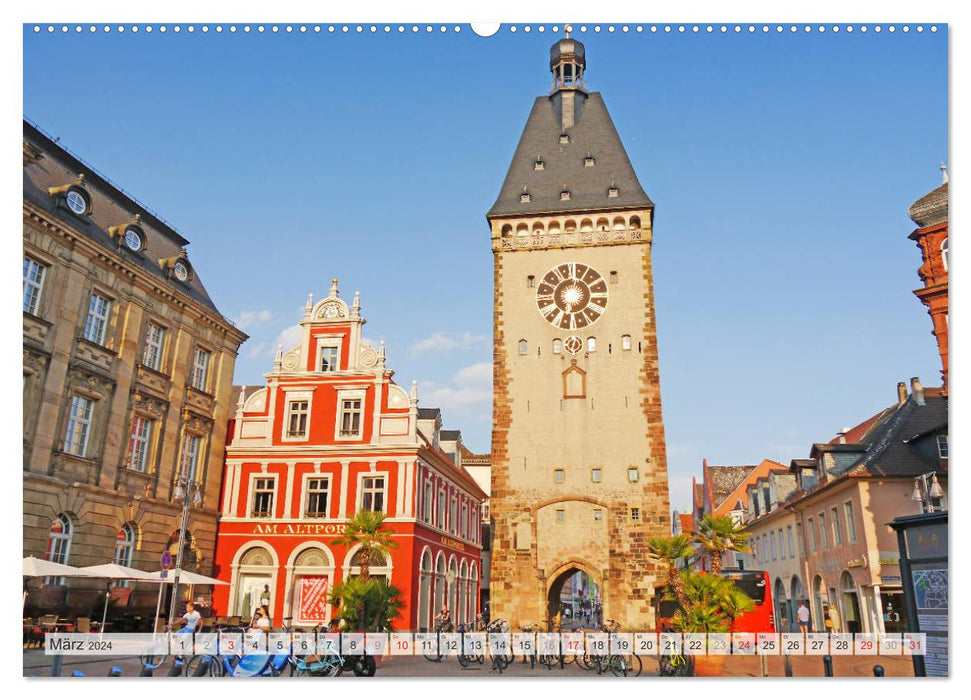 Spire sur le Rhin. Autour du Kaiserdom et de l'Altpörtel (Calendrier mural CALVENDO Premium 2024) 