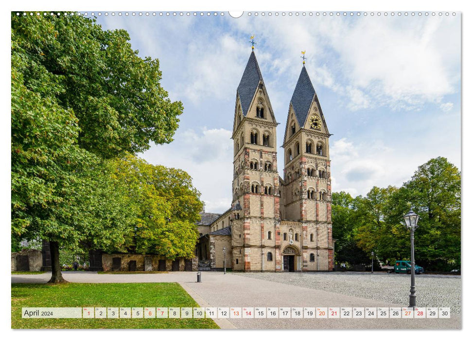 Koblenz Stadtansichten (CALVENDO Wandkalender 2024)