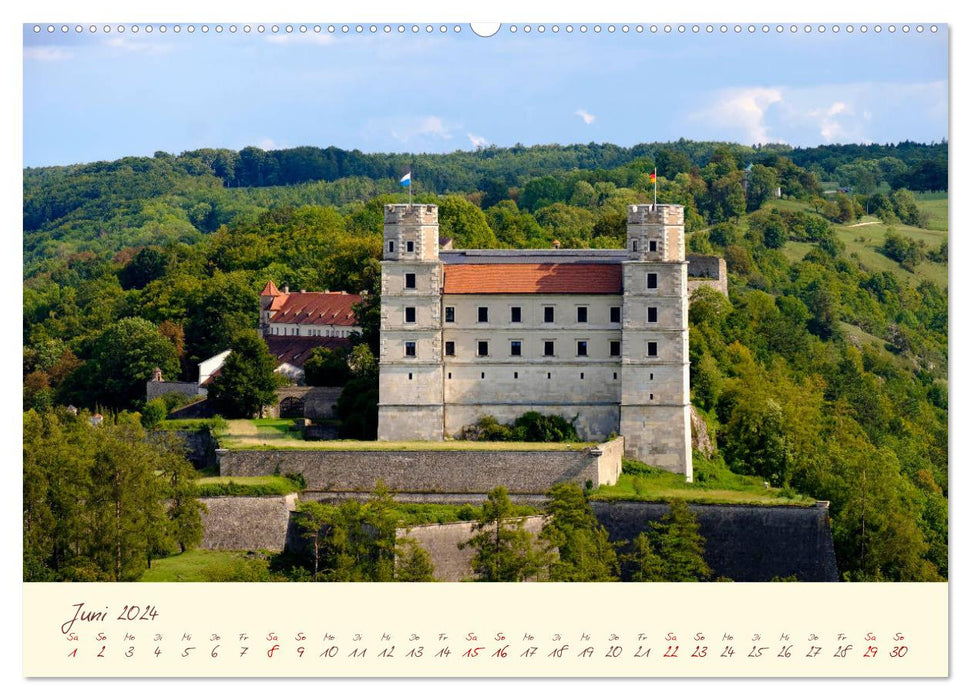 Châteaux de Bavière Le passé provocant de la Bavière (calendrier mural CALVENDO 2024) 
