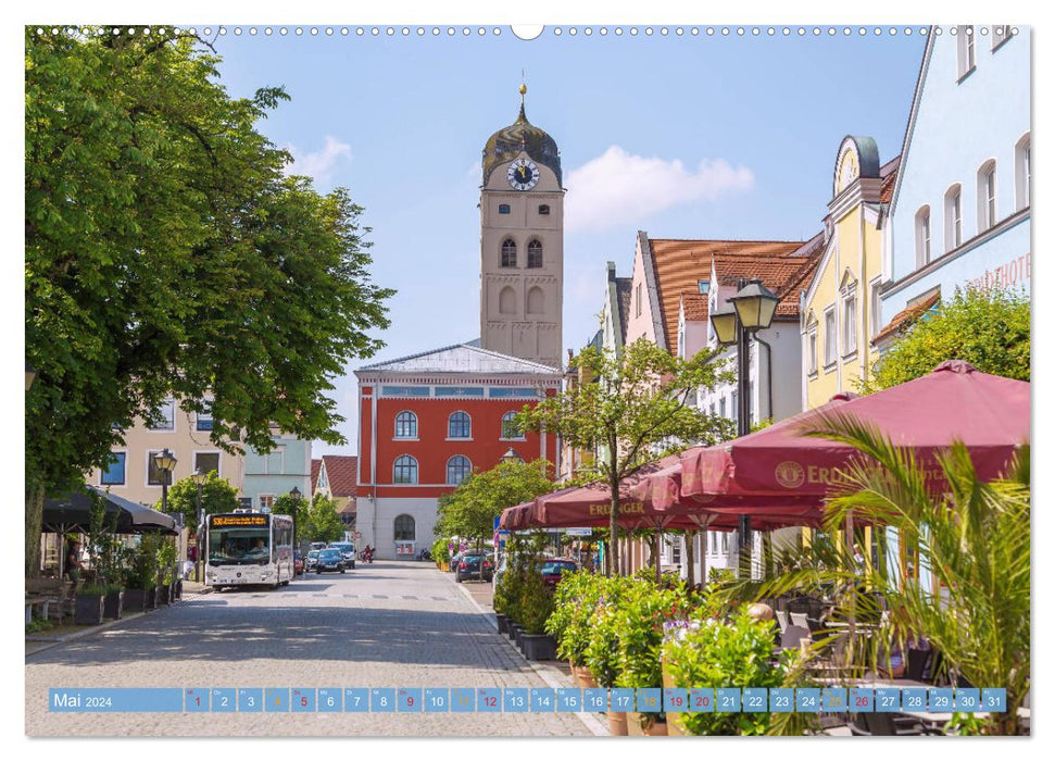 Herzogstadt Erding (CALVENDO Premium Wandkalender 2024)