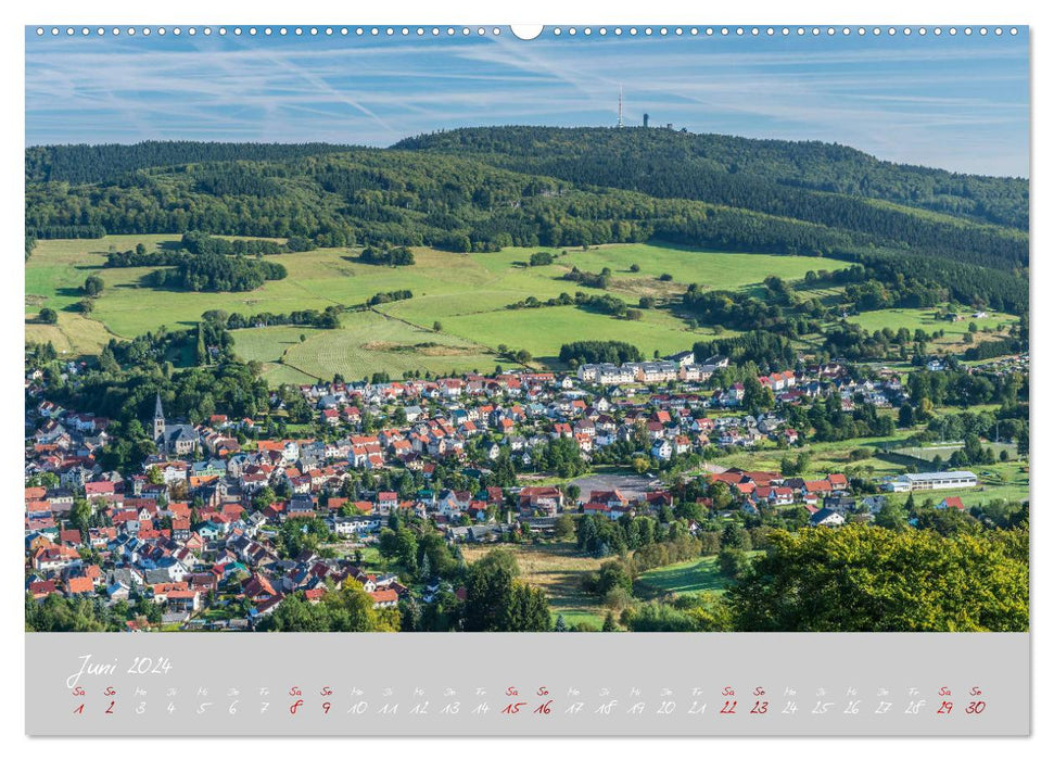 Thüringer Wald Das Grüne Herz Deutschlands (CALVENDO Premium Wandkalender 2024)