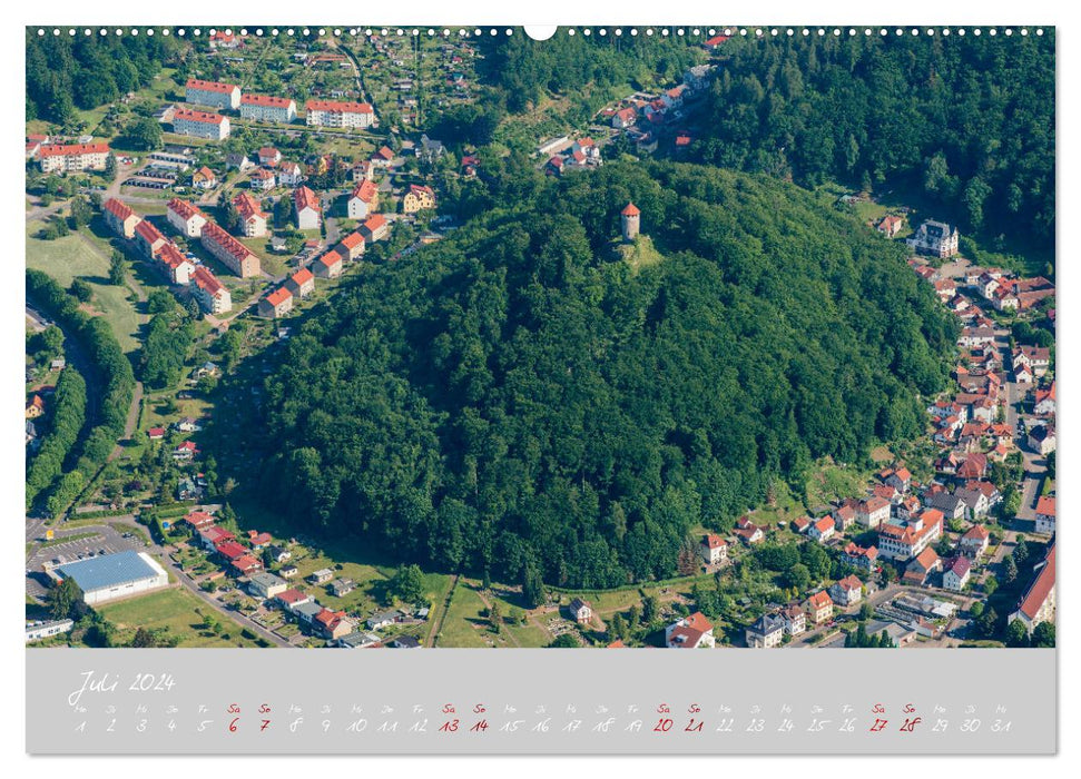 Forêt de Thuringe Le cœur vert de l'Allemagne (Calvendo Premium Calendrier mural 2024) 