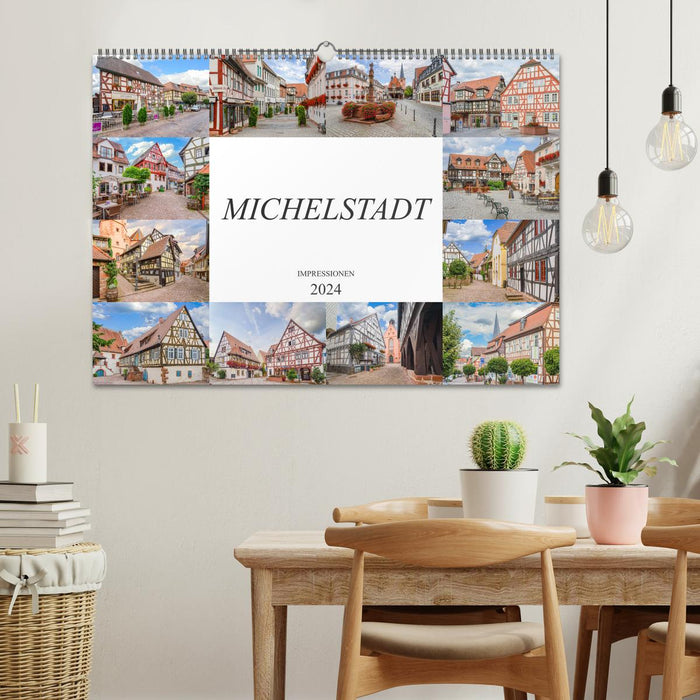 Impressions Michelstadt (Calendrier mural CALVENDO 2024) 