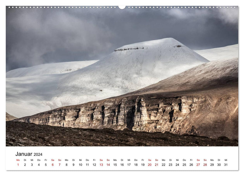 Calendrier Svalbard (Calvendo Premium Wall Calendar 2024) 