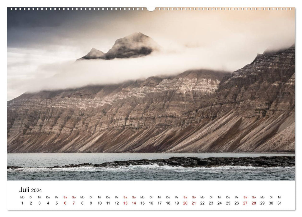 Calendrier Svalbard (Calvendo Premium Wall Calendar 2024) 