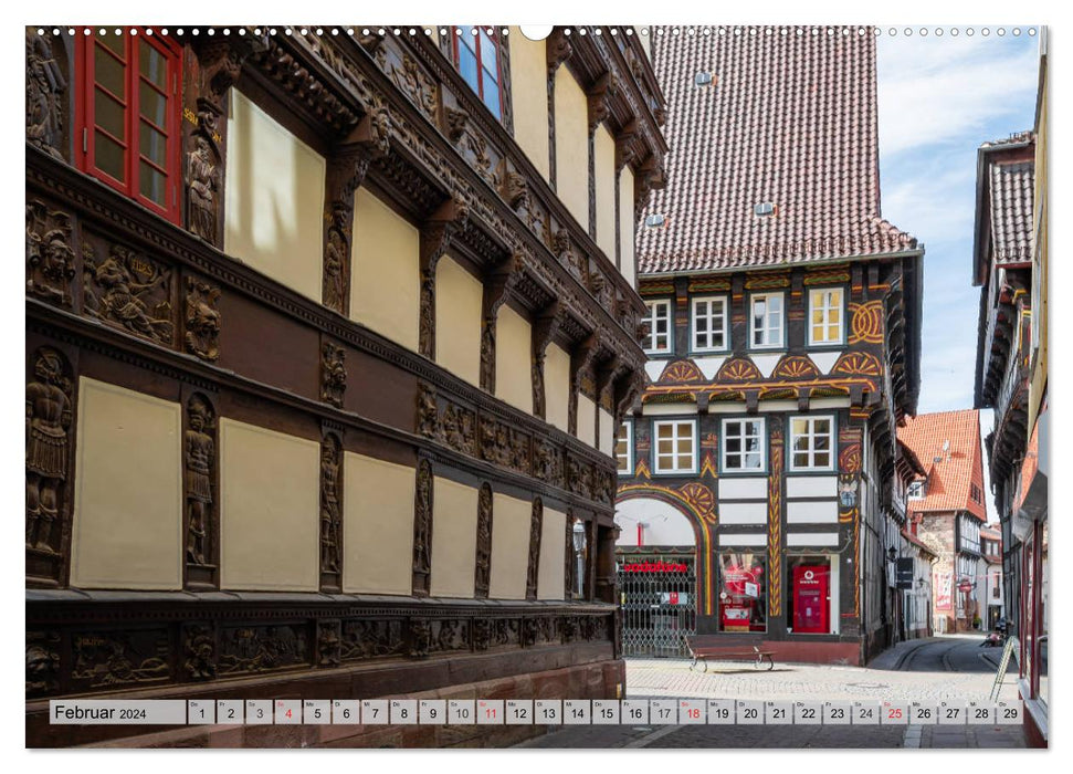 Historisches Fachwerk - Stadt Einbeck (CALVENDO Premium Wandkalender 2024)