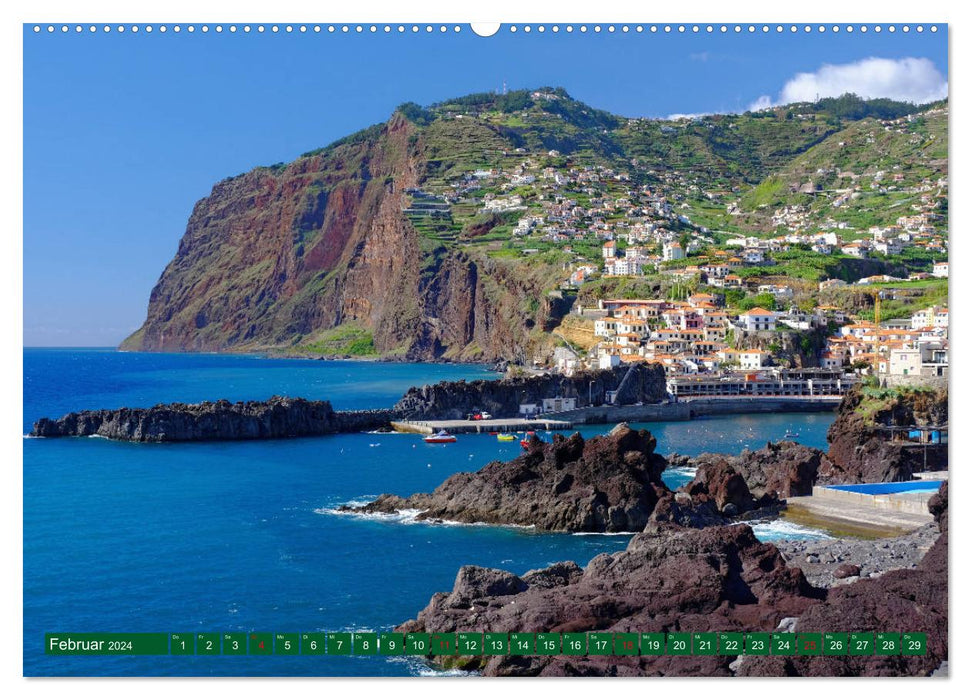 Madeira Blumeninsel im Atlantik (CALVENDO Premium Wandkalender 2024)