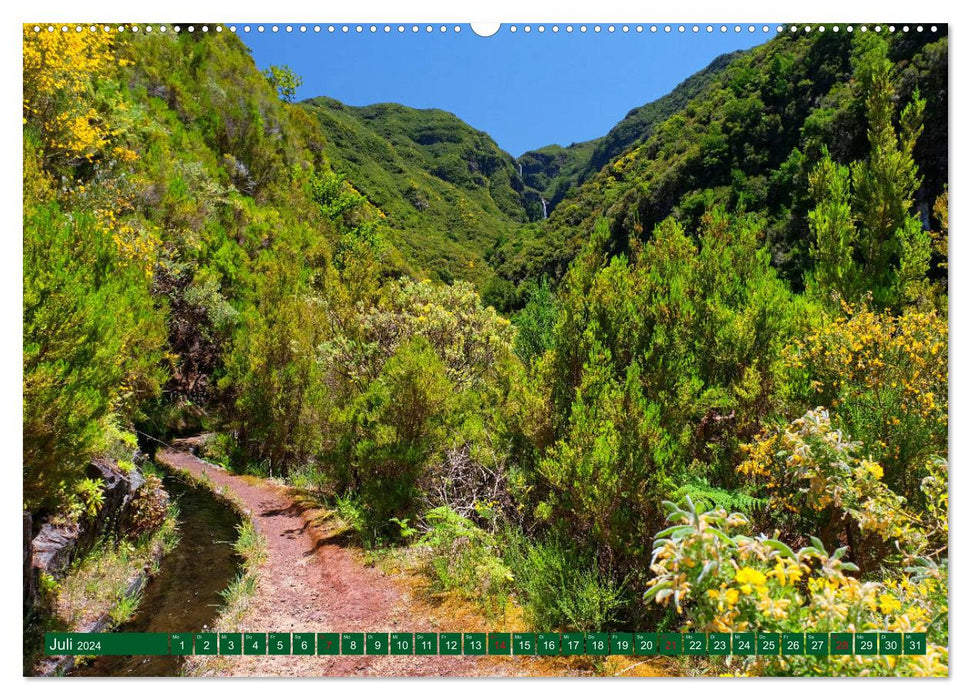 Madeira Blumeninsel im Atlantik (CALVENDO Premium Wandkalender 2024)