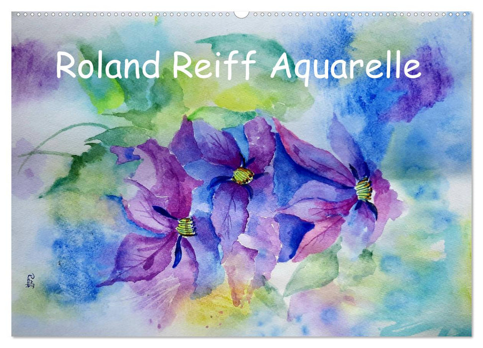 Aquarelles Roland Reiff (Calendrier mural CALVENDO 2024) 