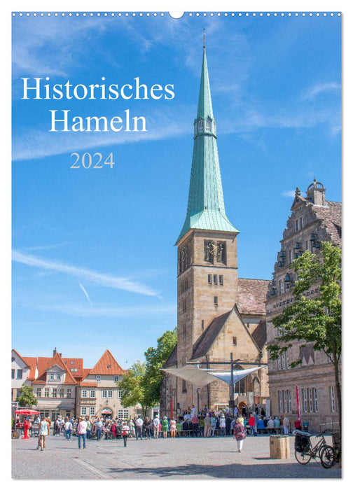 Historisches Hameln (CALVENDO Wandkalender 2024)