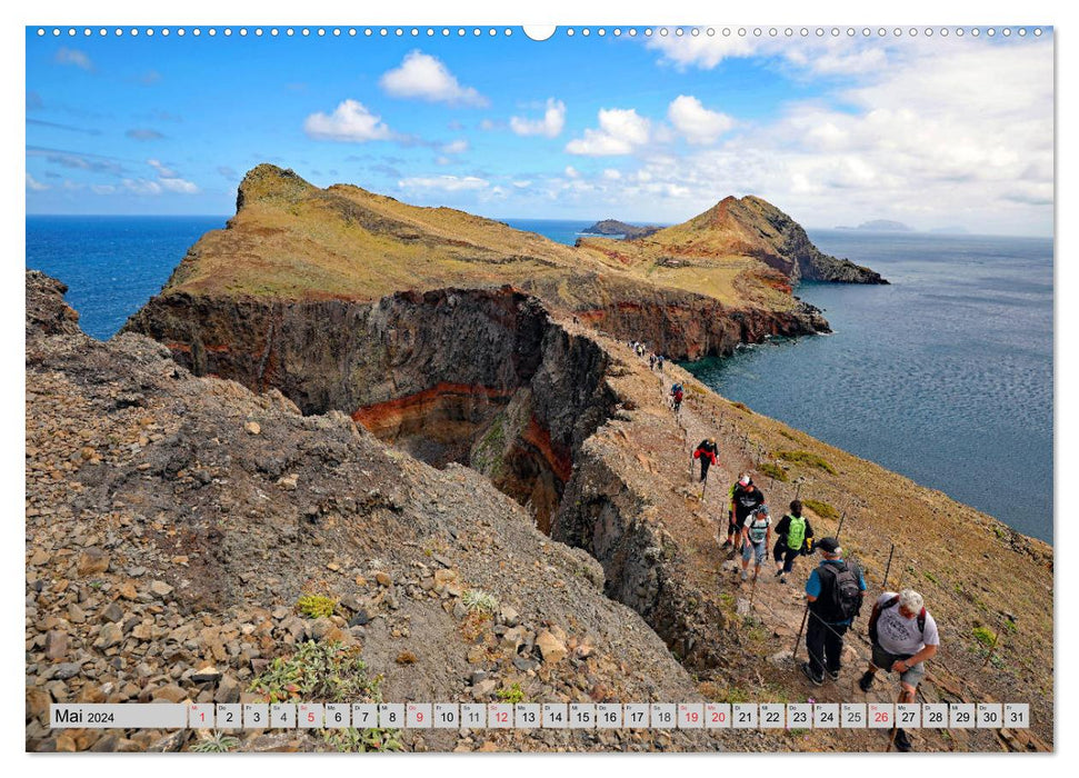 Madeira-Wanderungen (CALVENDO Wandkalender 2024)