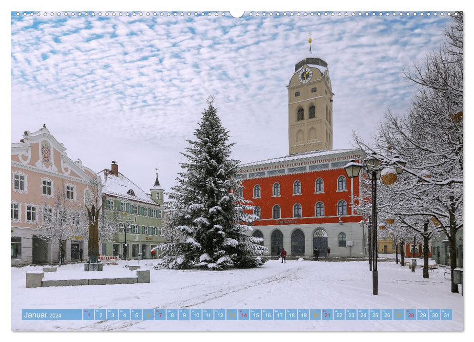 Herzogstadt Erding (Calendrier mural CALVENDO 2024) 