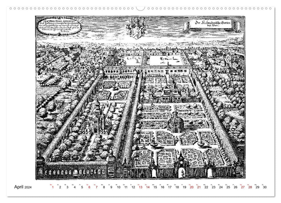 TU FELIX AUSTRIA - Vienne dans des vues anciennes (Calvendo Premium Wall Calendar 2024) 