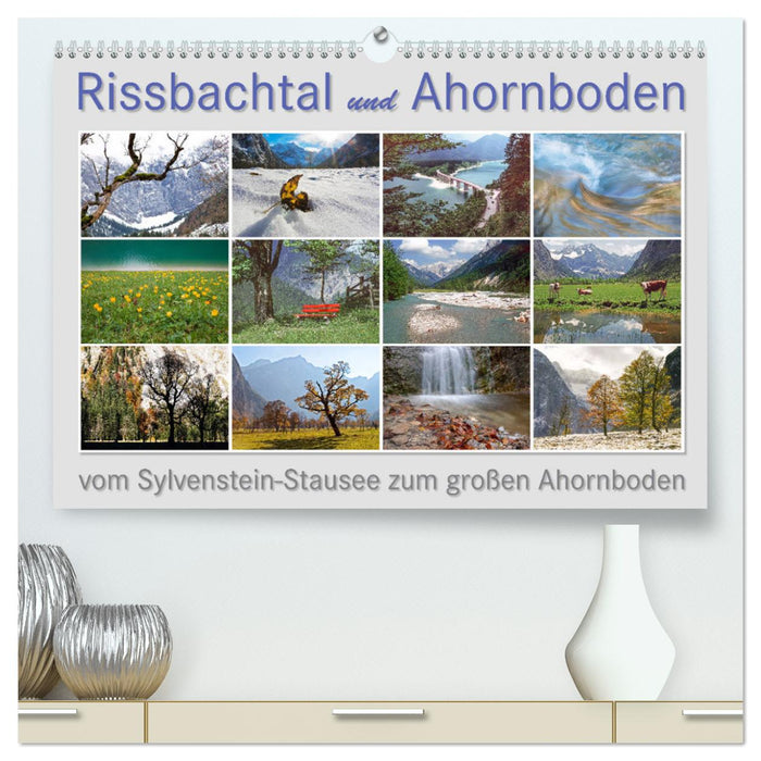 Rissbachtal &amp; Ahornboden (Calvendo Premium Calendrier mural 2024) 