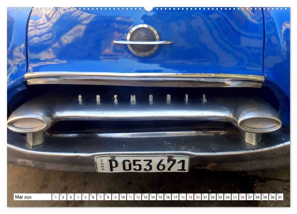 OLDSMOBILE 1955 - Une voiture classique américaine à Cuba (Calendrier mural CALVENDO Premium 2024) 