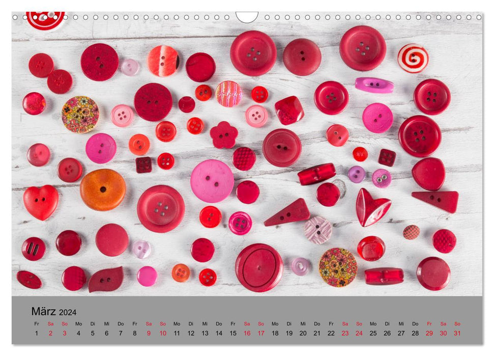 Le type de boutons (Calendrier mural CALVENDO 2024) 