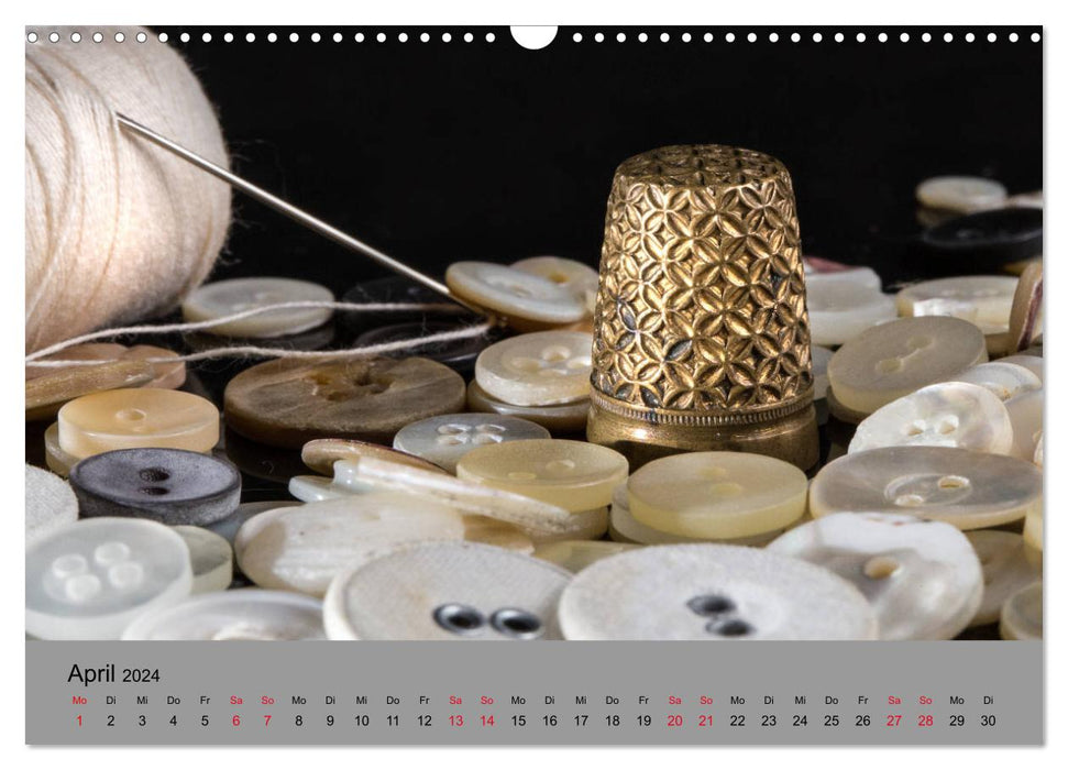 Le type de boutons (Calendrier mural CALVENDO 2024) 