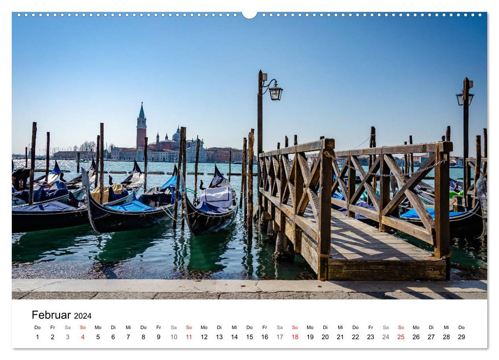 Venedig - Die schönsten Orte (CALVENDO Premium Wandkalender 2024)