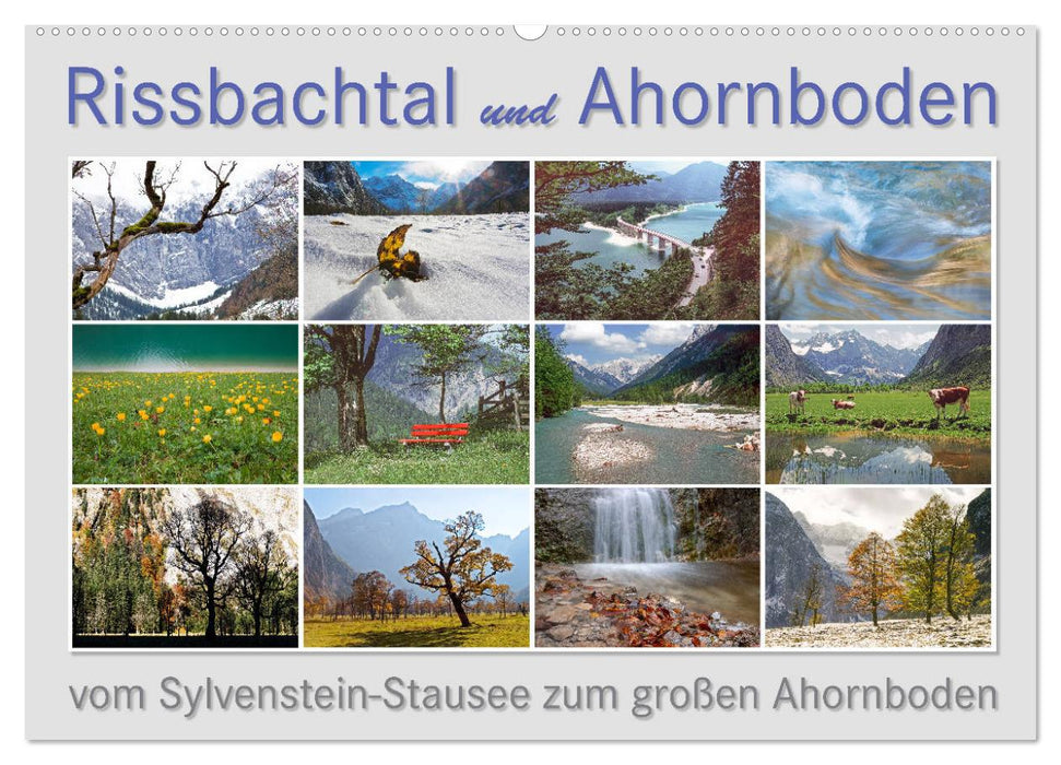 Rissbachtal &amp; Ahornboden (Calendrier mural CALVENDO 2024) 