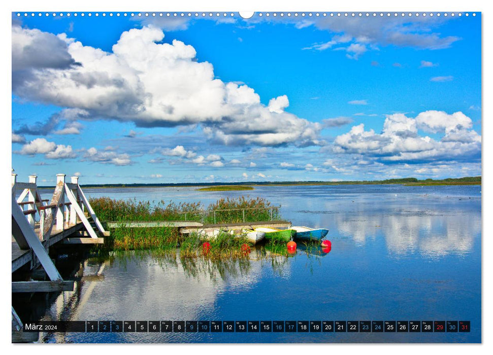 Bezauberndes Estland (CALVENDO Premium Wandkalender 2024)