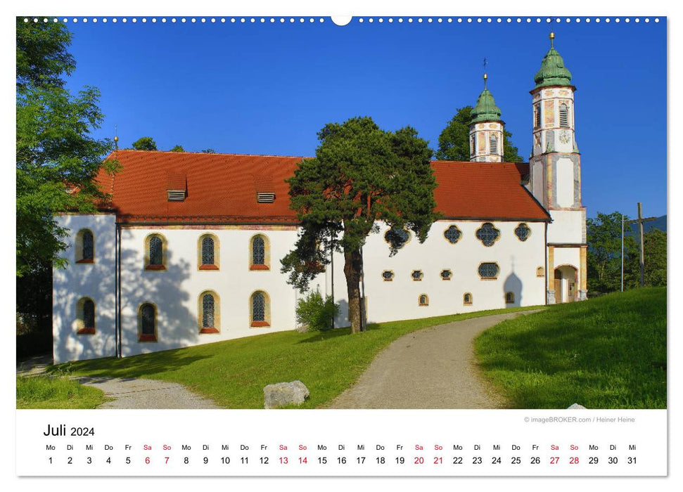 Bad Tölz - Perle an der Isar (CALVENDO Premium Wandkalender 2024)