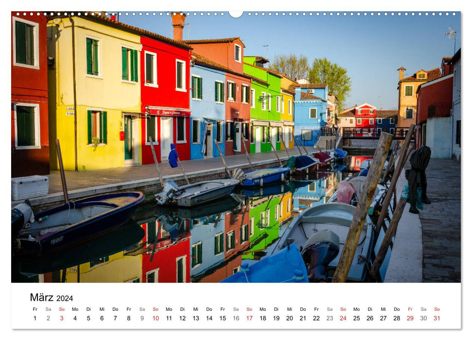 Venedig - Die schönsten Orte (CALVENDO Wandkalender 2024)