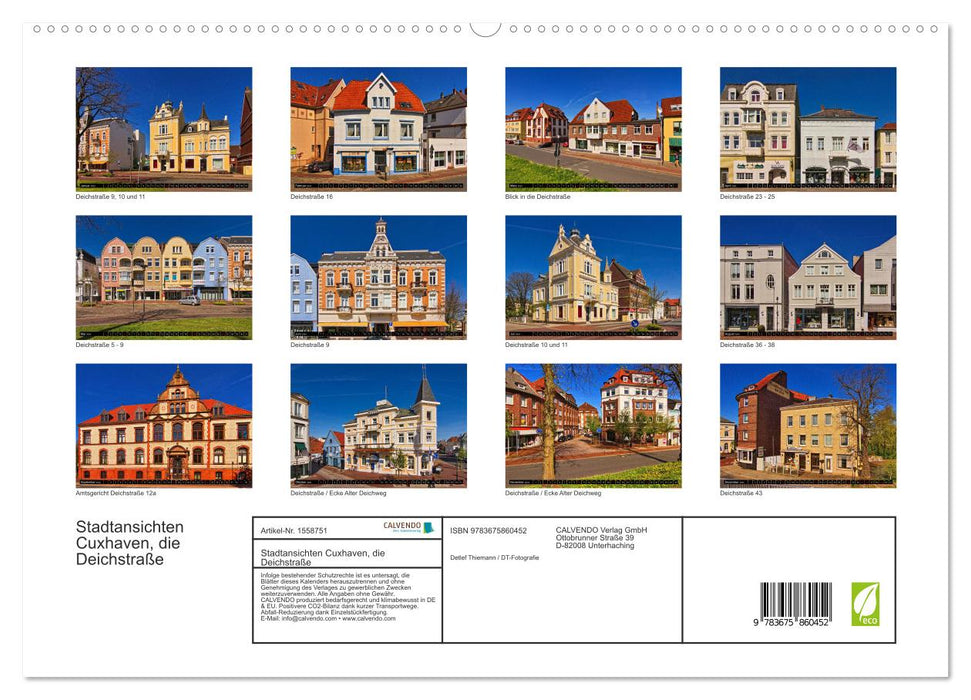 Stadtansichten Cuxhaven (CALVENDO Premium Wandkalender 2024)
