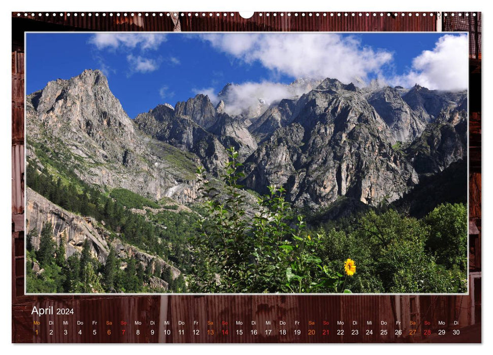 Himachal Pradesh - Lahaul, Sangla, Spiti Valley (CALVENDO Premium Wandkalender 2024)