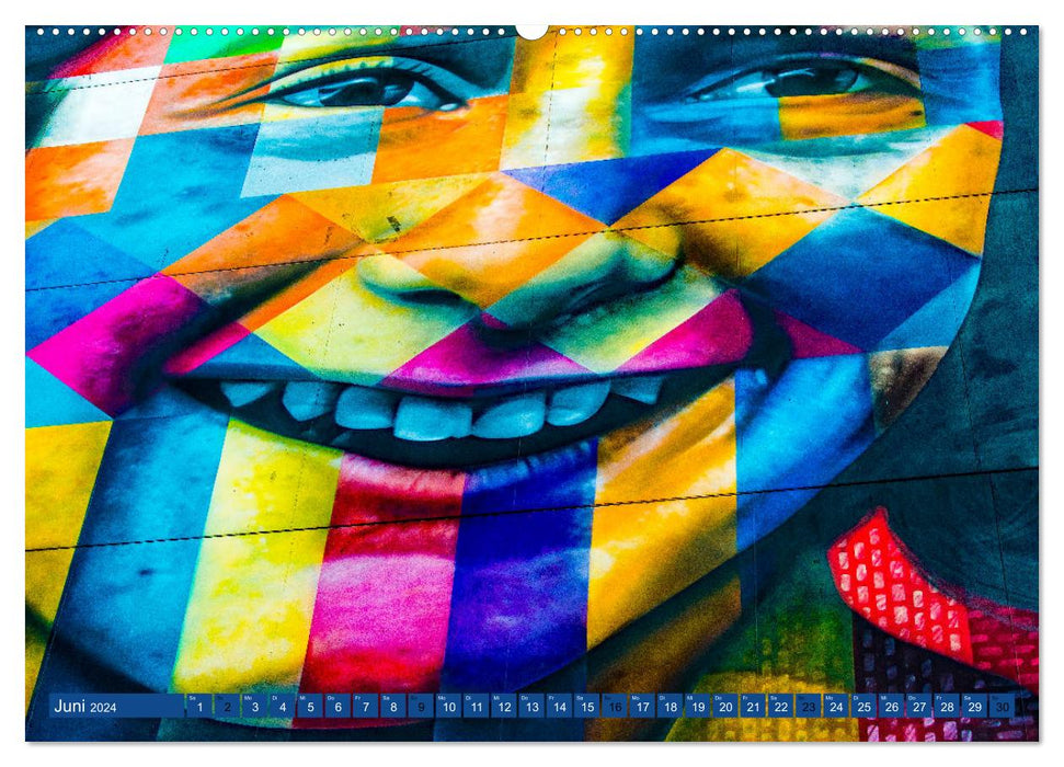 Street art Amsterdam Michael Jaster (CALVENDO Premium Wandkalender 2024)