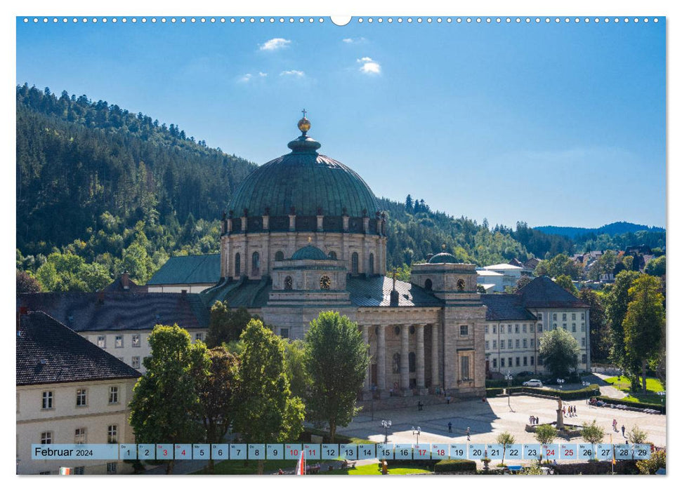 Nationalpark Schwarzwald – abwechslungsreiche Landschaften und urbane Impressionen (CALVENDO Wandkalender 2024)