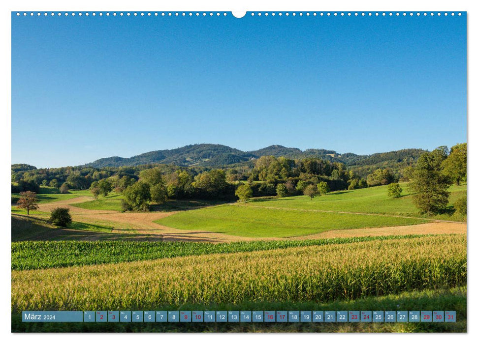 Nationalpark Schwarzwald – abwechslungsreiche Landschaften und urbane Impressionen (CALVENDO Wandkalender 2024)