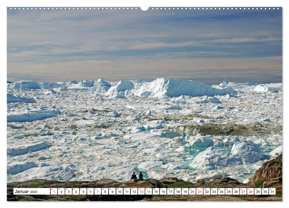 Grönland - Wildes, weites Land (CALVENDO Wandkalender 2024)