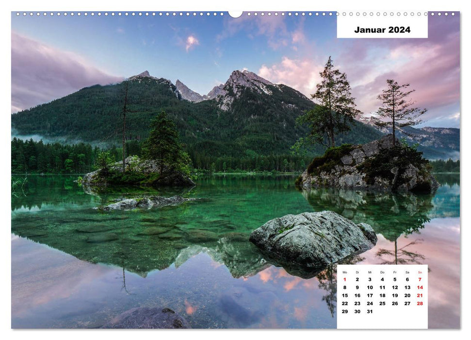 Faszination Ostalpen - von Berchtesgaden bis Slowenien (CALVENDO Premium Wandkalender 2024)