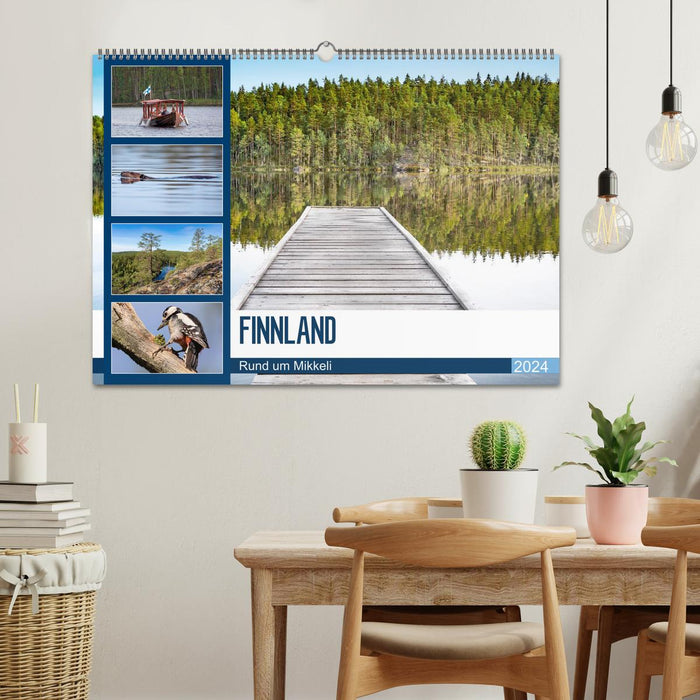 Finnland, Rund um Mikkeli (CALVENDO Wandkalender 2024)
