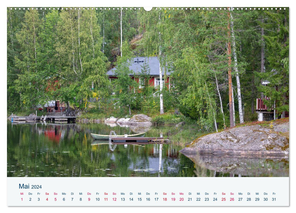 Finnland, Rund um Mikkeli (CALVENDO Wandkalender 2024)