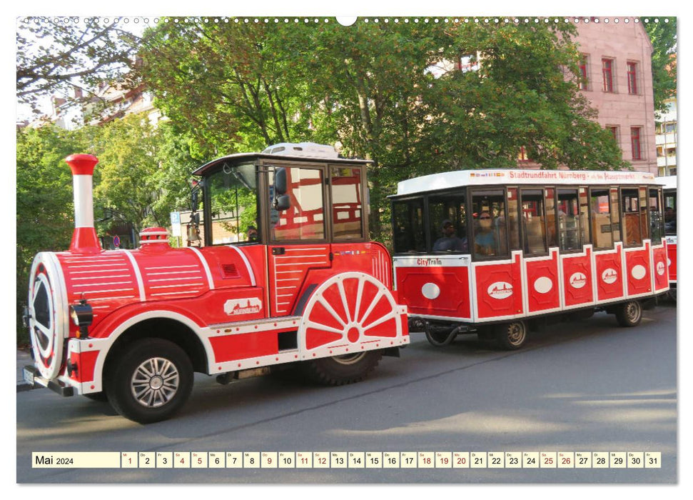 Unterwegs in Nürnbergs Altstadt (CALVENDO Premium Wandkalender 2024)