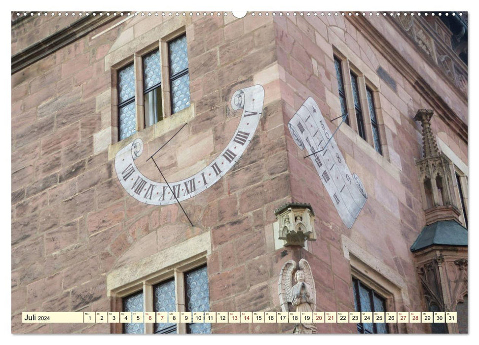 Unterwegs in Nürnbergs Altstadt (CALVENDO Premium Wandkalender 2024)