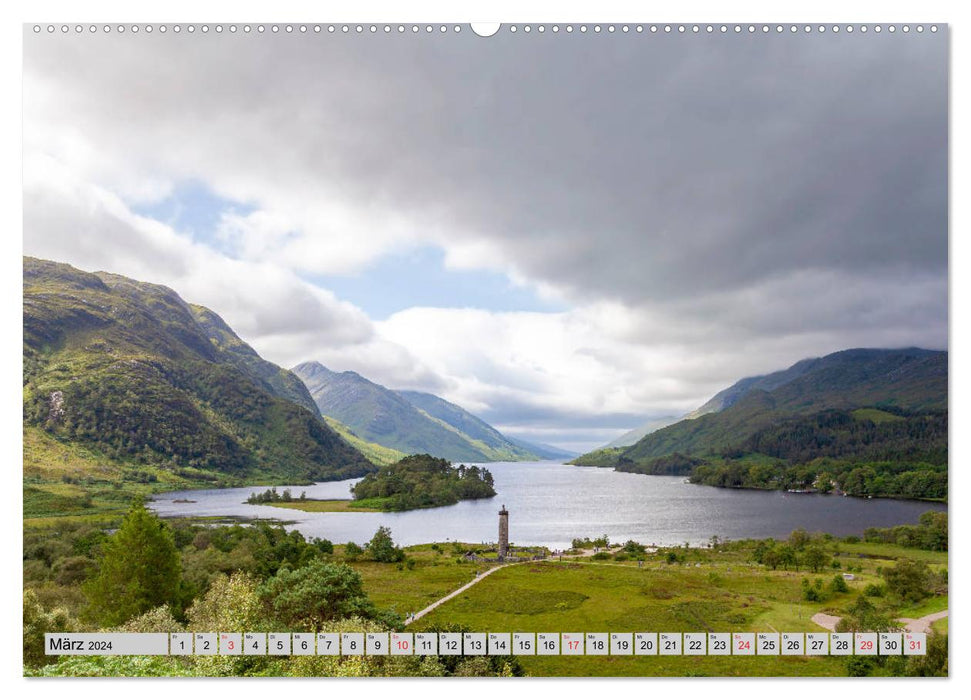 Wunderschönes Schottland - Bilderreise durch ein sagenumwobenes Land (CALVENDO Wandkalender 2024)