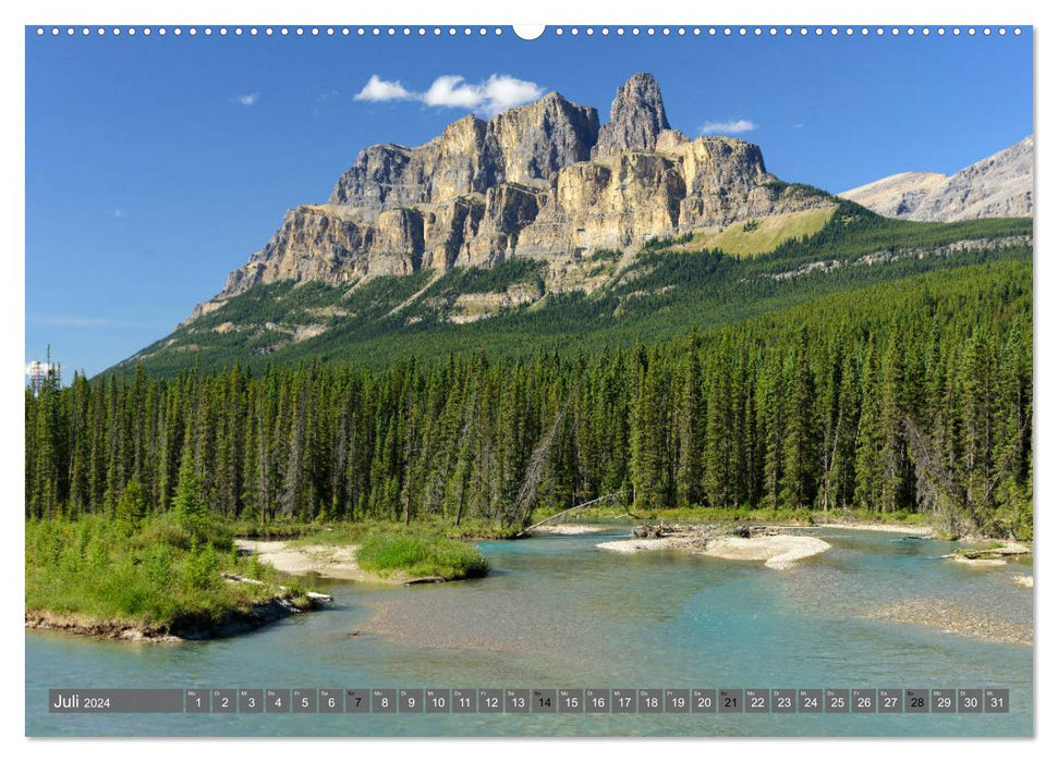 Kanada der Westen (CALVENDO Premium Wandkalender 2024)