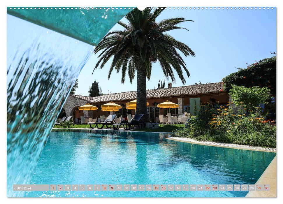Erholung auf Korfu im St. Georg's Bay Country Club (CALVENDO Wandkalender 2024)