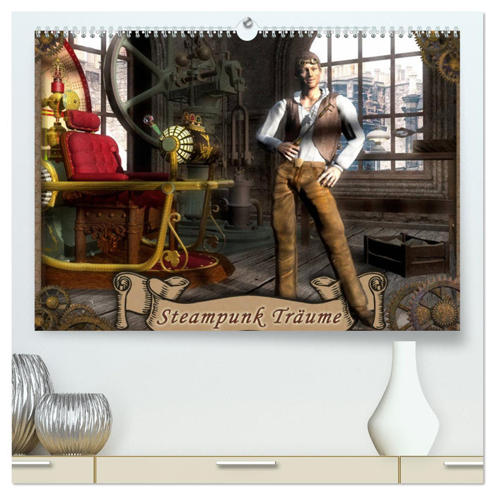 Steampunk Träume (CALVENDO Premium Wandkalender 2024)