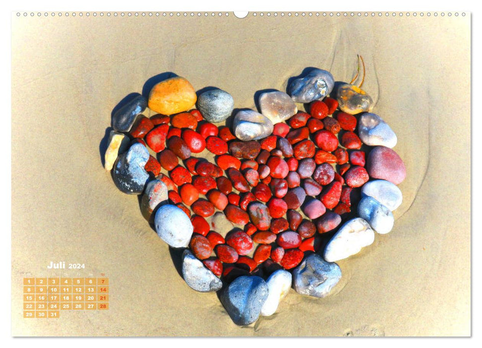 Für Dich! - Eine Liebeserklärung auf steinisch (CALVENDO Premium Wandkalender 2024)